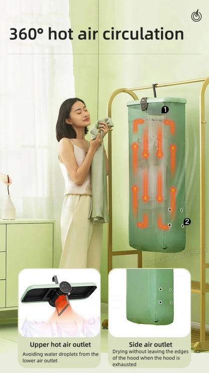 UV Disinfection Electric Clothes Drying Machine with Timing