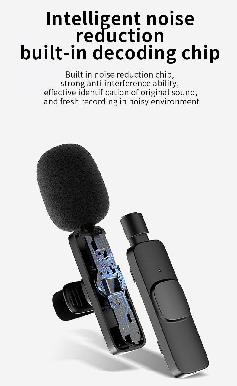Wireless Clip-On Microphone